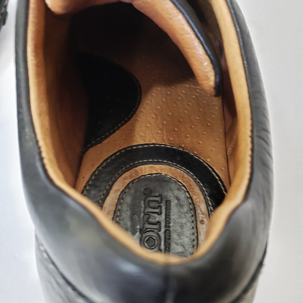 Born Comfort & Casual Leather Black Oxford Size 9 - Picture 12 of 16